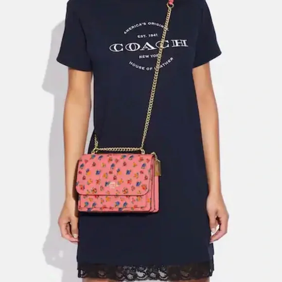 ⭐️⭐️Host Pick⭐️⭐️NWT Coach Klare Crossbody w/Mini Vintage Rose Print - Picture 3 of 16